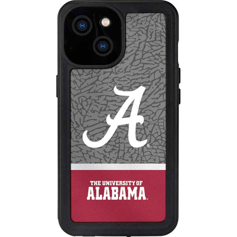 University of Alabama Logo iPhone 15 Waterproof Case